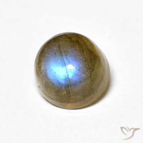 1.33ct Natural Multicolor Labradorite, Round, Translucent