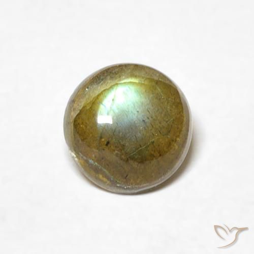 0.84ct Natural Multicolor Labradorite, Round, Translucent