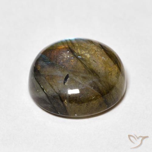 Labradorite Gemstone in 13 mm (calibrated) Size for Sale, Labradorite Stone in Multicolor Color