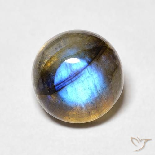 2.41 ct Round Labradorite, 8.2 mm From Madagascar, Photo A