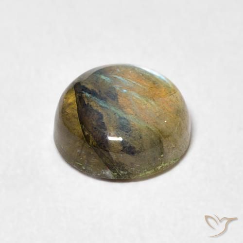 Labradorite Gemstone in 7 mm (calibrated) Size for Sale, Labradorite Stone in Multicolor Color