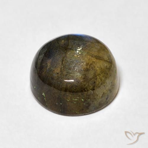 Labradorite Gemstone in 9 mm (calibrated) Size for Sale, Labradorite Stone in Multicolor Color