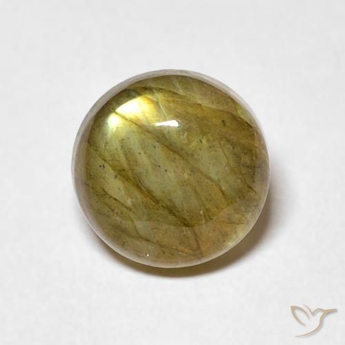 2.16 ct Round Labradorite, 8.1 mm From Madagascar, Photo A