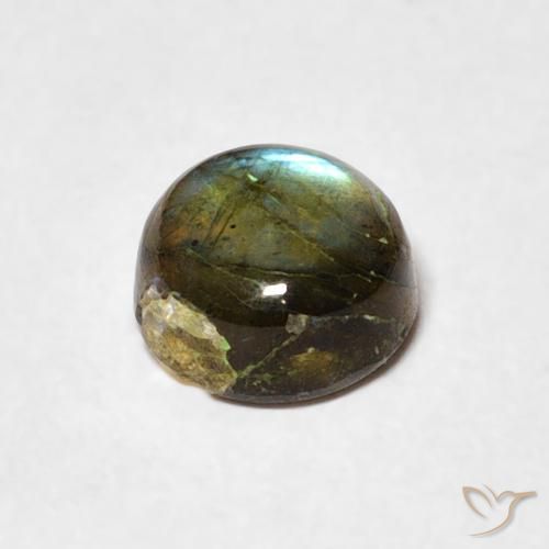 Labradorite Gemstone in 6 mm (calibrated) Size for Sale, Labradorite Stone in Multicolor Color