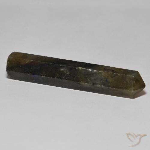 Labradorite Gemstone in 47.7 x 9.9 mm Size for Sale, Labradorite Stone in Multicolor Color