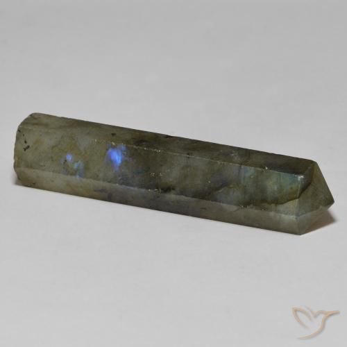 Labradorite Gemstone in 42.4 x 10.4 mm Size for Sale, Labradorite Stone in Multicolor Color