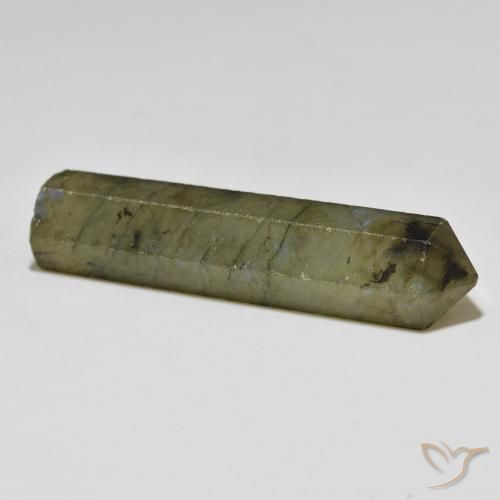 Labradorite Gemstone in 46 x 11 mm Size for Sale, Labradorite Stone in Multicolor Color