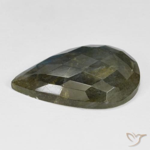 Labradorite Gemstone in 29.5 x 19.8 mm Size for Sale, Labradorite Stone in Multicolor Color