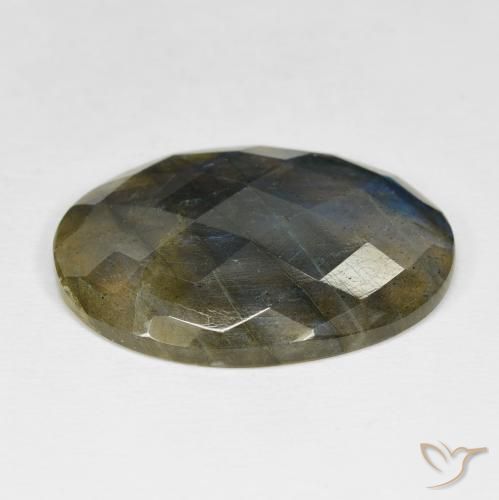 Labradorite Gemstone in 30 x 22 mm (calibrated) Size for Sale, Labradorite Stone in Multicolor Color