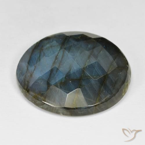 Labradorite Gemstone in 31.7 mm Size for Sale, Labradorite Stone in Multicolor Color