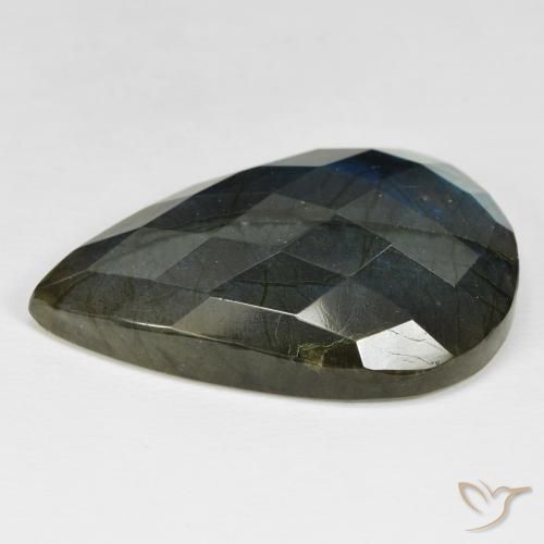 Labradorite Gemstone in 37.4 x 26.1 mm Size for Sale, Labradorite Stone in Multicolor Color