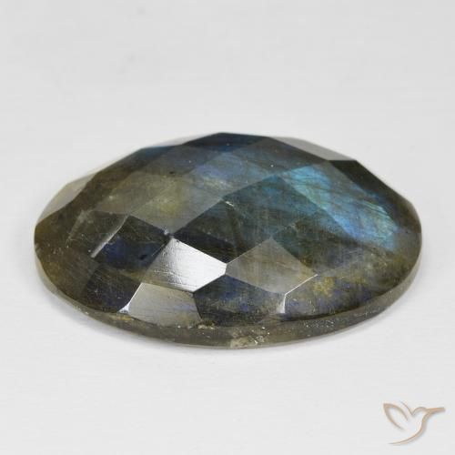 Labradorite Gemstone in 31.9 x 23 mm Size for Sale, Labradorite Stone in Multicolor Color