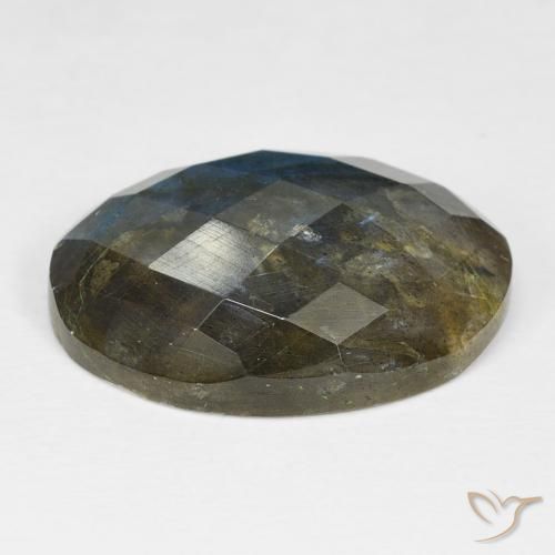 Labradorite Gemstone in 22.4 x 16.1 mm Size for Sale, Labradorite Stone in Multicolor Color