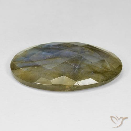 Labradorite Gemstone in 37.2 x 22.3 mm Size for Sale, Labradorite Stone in Multicolor Color