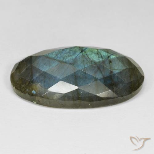 Labradorite Gemstone in 35 x 20.8 mm Size for Sale, Labradorite Stone in Multicolor Color