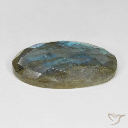 Labradorite Gemstone in 29.2 x 16.5 mm Size for Sale, Labradorite Stone in Multicolor Color