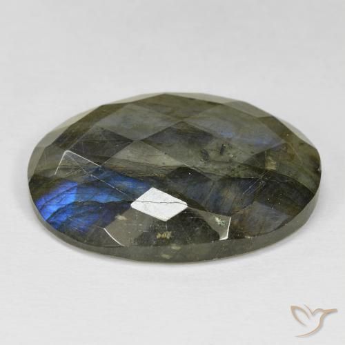 Labradorite Gemstone in 28.2 x 21.3 mm Size for Sale, Labradorite Stone in Multicolor Color