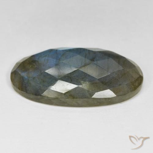 Labradorite Gemstone in 33.9 x 20.4 mm Size for Sale, Labradorite Stone in Multicolor Color