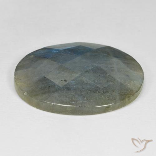 Labradorite Gemstone in 31.6 x 23.6 mm Size for Sale, Labradorite Stone in Multicolor Color