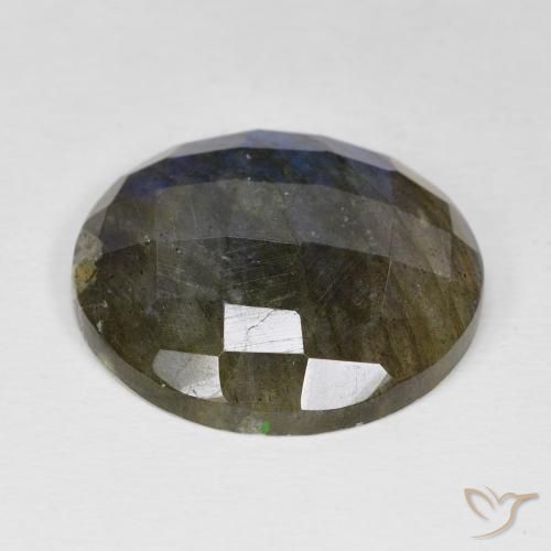 Labradorite Gemstone in 21.1 mm Size for Sale, Labradorite Stone in Multicolor Color