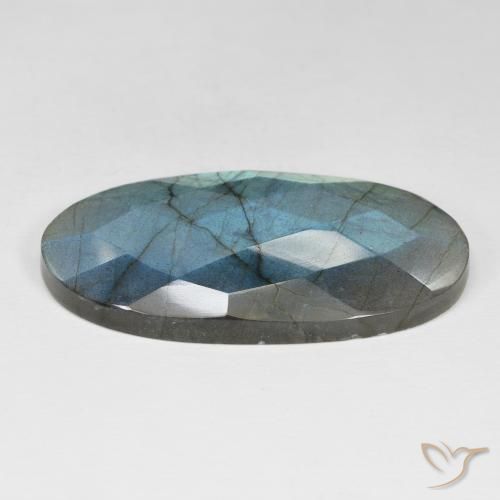 Labradorite Gemstone in 40.5 x 20.7 mm Size for Sale, Labradorite Stone in Multicolor Color