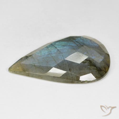 Labradorite Gemstone in 36.7 x 24.4 mm Size for Sale, Labradorite Stone in Multicolor Color