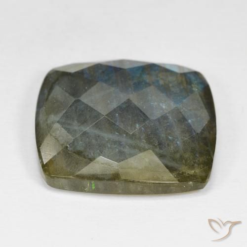 Labradorite Gemstone in 22.7 x 22.6 mm Size for Sale, Labradorite Stone in Multicolor Color