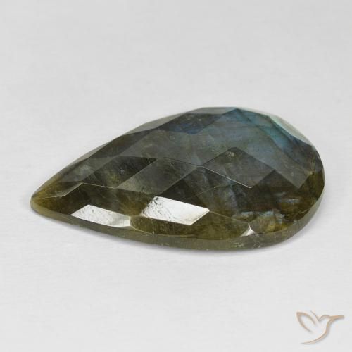 Labradorite Gemstone in 30 x 20 mm Size for Sale, Labradorite Stone in Multicolor Color