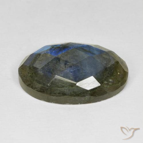 Labradorite Gemstone in 22.4 x 16.1 mm Size for Sale, Labradorite Stone in Multicolor Color