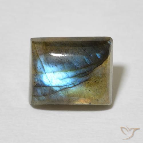 2.79ct Natural Multicolor Labradorite, Baguette, Translucent