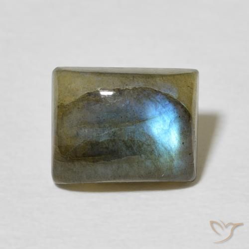 2.40ct Natural Multicolor Labradorite, Baguette, Translucent