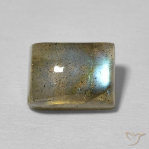 3.48ct Natural Multicolor Labradorite, Baguette, Translucent