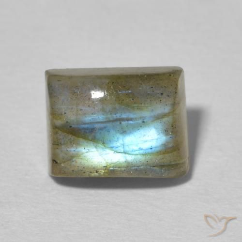 2.90ct Natural Multicolor Labradorite, Baguette, Translucent