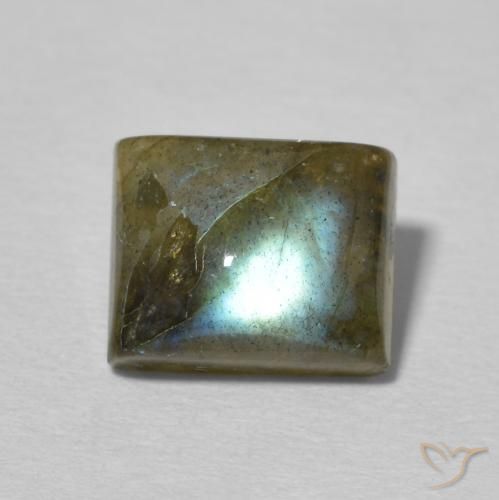 2.71ct Natural Multicolor Labradorite, Baguette, Translucent