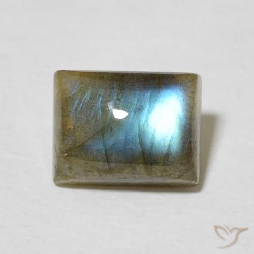 2.51ct Natural Multicolor Labradorite, Baguette, Translucent