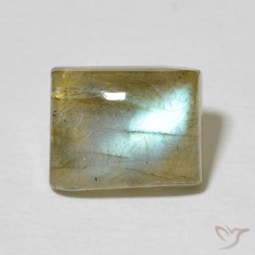 2.79ct Natural Multicolor Labradorite, Baguette, Translucent