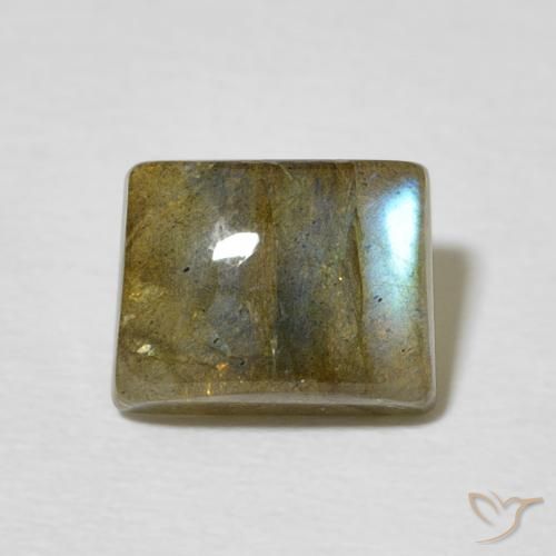 2.36ct Natural Multicolor Labradorite, Baguette, Translucent