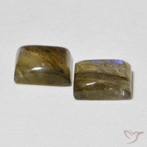 Labradorite Gemstones in 9 x 7 mm (calibrated) Size for Sale, Labradorite Stones in Multicolor Color