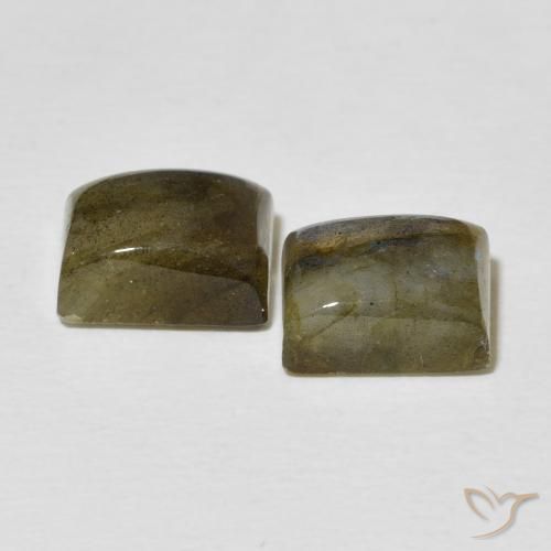 Labradorite Gemstones in 9 x 7 mm (calibrated) Size for Sale, Labradorite Stones in Multicolor Color