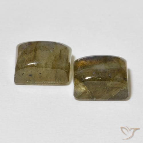 Labradorite Gemstones in 9 x 7 mm (calibrated) Size for Sale, Labradorite Stones in Multicolor Color