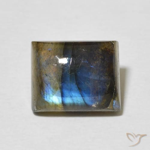 3.04ct Natural Multicolor Labradorite, Baguette, Translucent