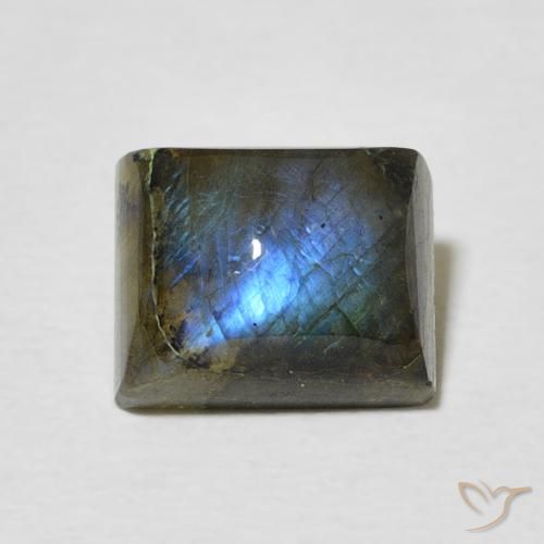 2.90ct Natural Multicolor Labradorite, Baguette, Translucent