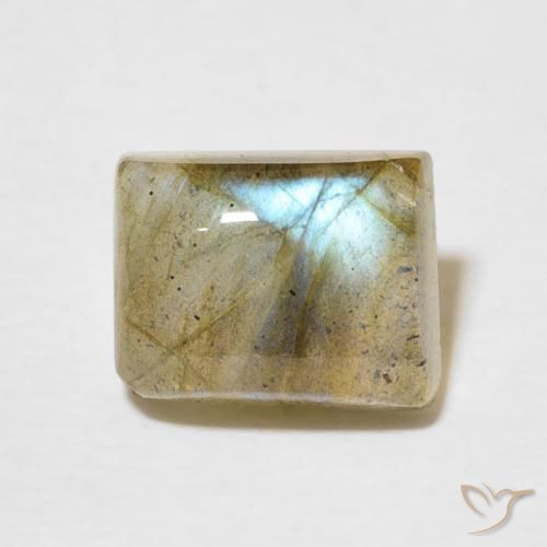 3.02ct Natural Multicolor Labradorite, Baguette, Translucent