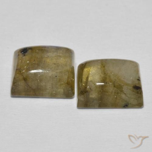 Labradorite Gemstones in 9.3 x 7.3 mm Size for Sale, Labradorite Stones in Multicolor Color