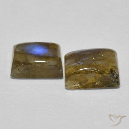 Labradorite Gemstones in 9 x 7 mm (calibrated) Size for Sale, Labradorite Stones in Multicolor Color