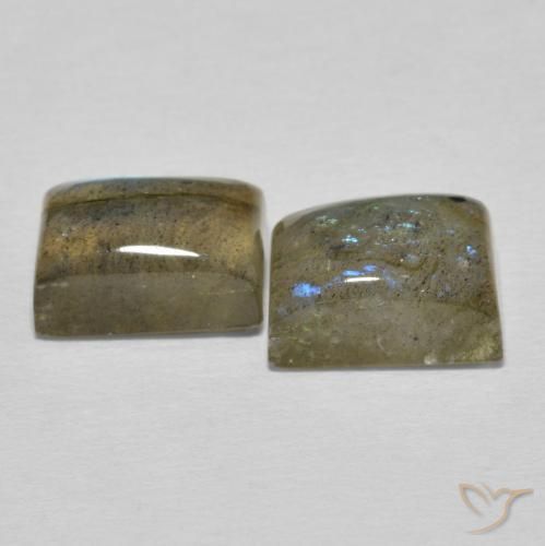 Labradorite Gemstones in 9 x 7 mm (calibrated) Size for Sale, Labradorite Stones in Multicolor Color