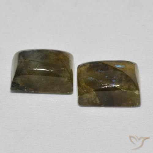Labradorite Gemstones in 9 x 7 mm (calibrated) Size for Sale, Labradorite Stones in Multicolor Color