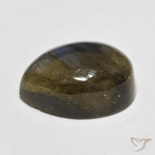 Labradorite Gemstone in 18 x 13 mm (calibrated) Size for Sale, Labradorite Stone in Multicolor Color