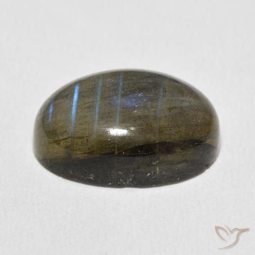 Labradorite Gemstone in 18 x 13 mm (calibrated) Size for Sale, Labradorite Stone in Multicolor Color