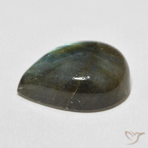 Labradorite Gemstone in 18 x 13 mm (calibrated) Size for Sale, Labradorite Stone in Multicolor Color